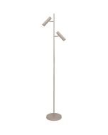 Freelight Undici S3702C creme vloerlamp met twee GU10 35mm spots van 15cm lang