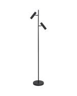 Freelight Undici S3702Z zwarte vloerlamp met twee spots voor 35mm GU10 lampen