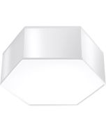 Sollux Sunde SOL1056 witte plafondlamp van kunststof