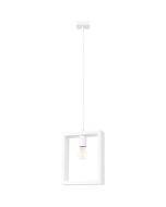 Sollux Aries SL.1312 witte rechthoekige hanglamp