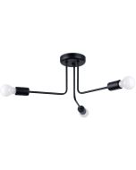 Sollux Norah SL.1450 zwarte plafondlamp