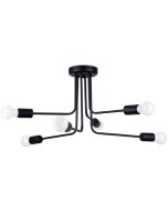 Sollux Norah SL.1452 zwarte plafondlamp