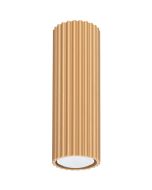 Sollux Karbon SL.1550 goudkleurige geribbelde plafondlamp
