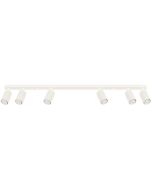 Sollux Karbon SL.1604 beige geribbelde zes spotbalk
