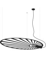 Thoro Lehdet TH.001CZ grote zwarte hanglamp