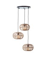 Brilliant Woodball 99885/06 rotan hanglamp
